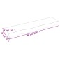 vidaXL Estante de pared madera de roble tratada marrón claro 80x20x6cm vidaXL Estante de pared madera de roble tratada marrón claro 80x20x6cm