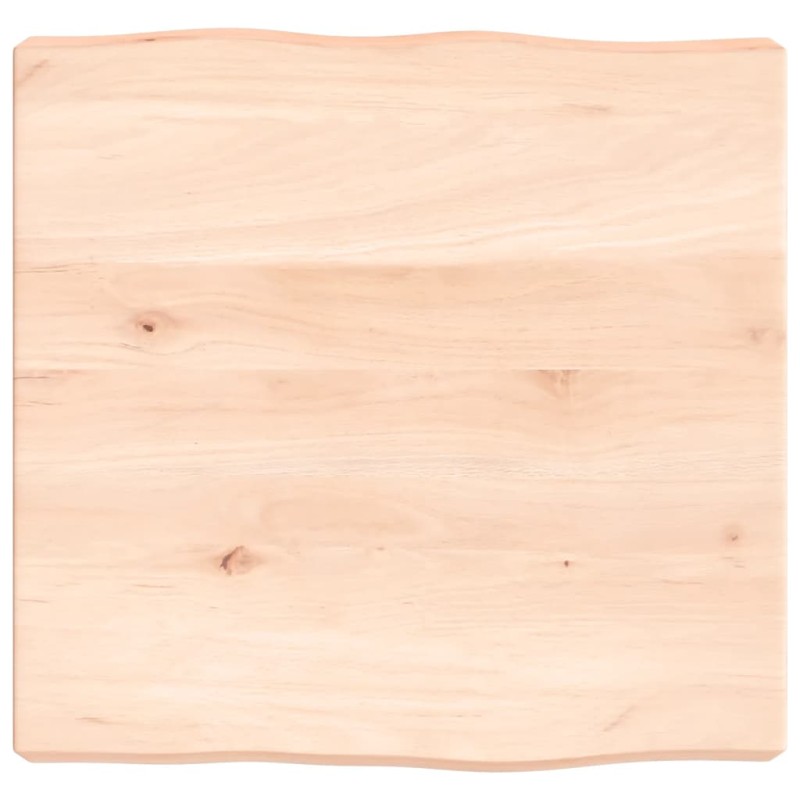 vidaXL Tablero de mesa madera maciza borde natural 40x40x(2-6) cm vidaXL Tablero de mesa madera maciza borde natural 40x40x(2-6) cm