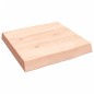 vidaXL Tablero de mesa madera maciza borde natural 40x40x(2-6) cm vidaXL Tablero de mesa madera maciza borde natural 40x40x(2-6) cm