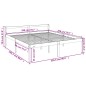vidaXL Cama para personas mayores madera maciza pino negra 200x200 cm vidaXL Cama para personas mayores madera maciza pino negra 200x200 cm