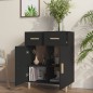 vidaXL Aparador de madera contrachapada negro 69,5x34x89 cm vidaXL Aparador de madera contrachapada negro 69,5x34x89 cm