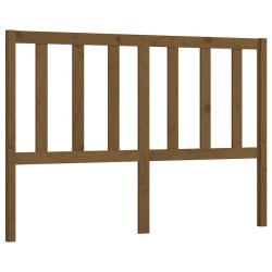 vidaXL Cabecero de cama madera maciza de pino marrón miel 166x4x100 cm