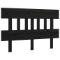 vidaXL Cabecero de cama madera maciza de pino negro 153,5x3x81 cm vidaXL Cabecero de cama madera maciza de pino negro 153,5x3x81 cm