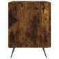 vidaXL Mesita de noche madera ingeniería roble ahumado 40x35x47,5 cm