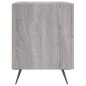 vidaXL Mesita de noche madera de ingeniería gris Sonoma 40x35x47,5 cm vidaXL Mesita de noche madera de ingeniería gris Sonoma 40x35x47,5 cm