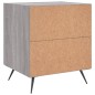 vidaXL Mesita de noche madera de ingeniería gris Sonoma 40x35x47,5 cm vidaXL Mesita de noche madera de ingeniería gris Sonoma 40x35x47,5 cm