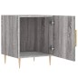 vidaXL Mesita de noche madera de ingeniería gris Sonoma 40x40x50 cm vidaXL Mesita de noche madera de ingeniería gris Sonoma 40x40x50 cm