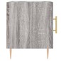 vidaXL Mesita de noche madera de ingeniería gris Sonoma 40x40x50 cm vidaXL Mesita de noche madera de ingeniería gris Sonoma 40x40x50 cm