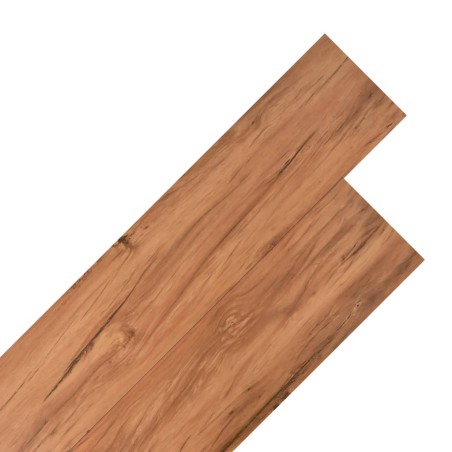 vidaXL Lamas de suelo no autoadhesivas PVC olmo natural 4,46 m² 3 mm