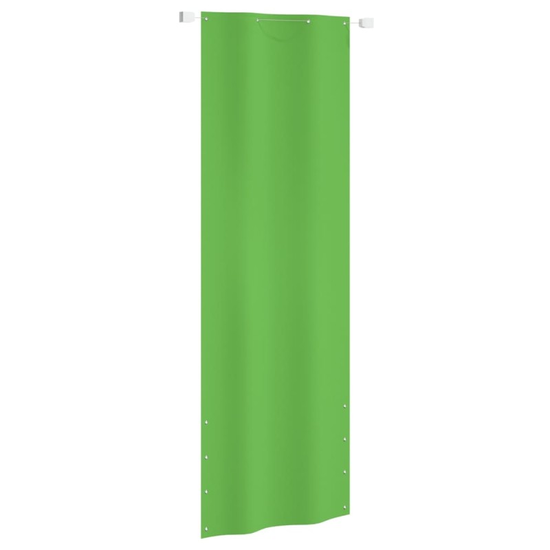 vidaXL Toldo pantalla para balcón tela oxford verde claro 80x240 cm vidaXL Toldo pantalla para balcón tela oxford verde claro 80x240 cm