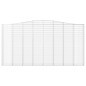 vidaXL Cesta gaviones forma arco hierro galvanizado 400x30x200/220 cm vidaXL Cesta gaviones forma arco hierro galvanizado 400x30x200/220 cm
