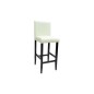 vidaXL Taburetes de cocina 2 unidades cuero sintético blanco vidaXL Taburetes de cocina 2 unidades cuero sintético blanco