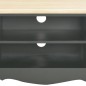 vidaXL Mueble para TV madera maciza de mango negro 120x30x40 cm vidaXL Mueble para TV madera maciza de mango negro 120x30x40 cm