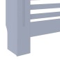 vidaXL Cubierta para radiador MDF gris 78 cm vidaXL Cubierta para radiador MDF gris 78 cm