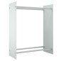 vidaXL Leñero de vidrio templado blanco 80x35x100 cm vidaXL Leñero de vidrio templado blanco 80x35x100 cm