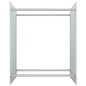 vidaXL Leñero de vidrio templado blanco 80x35x100 cm vidaXL Leñero de vidrio templado blanco 80x35x100 cm