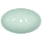 vidaXL Lavabo de vidrio templado blanco 54,5x35x15,5 cm