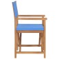 vidaXL Sillas de director plegables 2 unidades madera maciza teca azul vidaXL Sillas de director plegables 2 unidades madera maciza teca azul