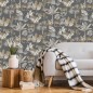 DUTCH WALLCOVERINGS Papel de pared leopardo gris y beige DUTCH WALLCOVERINGS Papel de pared leopardo gris y beige
