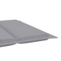 vidaXL Tumbona mecedora con cojín madera maciza de teca vidaXL Tumbona mecedora con cojín madera maciza de teca