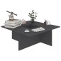 vidaXL Mesa de centro madera contrachapada gris 79,5x79,5x30 cm vidaXL Mesa de centro madera contrachapada gris 79,5x79,5x30 cm