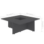 vidaXL Mesa de centro madera contrachapada gris 79,5x79,5x30 cm vidaXL Mesa de centro madera contrachapada gris 79,5x79,5x30 cm