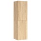 vidaXL Mueble de TV madera contrachapada color roble 30,5x30x110 cm