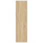 vidaXL Mueble de TV madera contrachapada color roble 30,5x30x110 cm