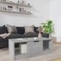 vidaXL Mesa de centro madera de ingeniería gris hormigón 102x50x36 cm vidaXL Mesa de centro madera de ingeniería gris hormigón 102x50x36 cm