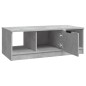 vidaXL Mesa de centro madera de ingeniería gris hormigón 102x50x36 cm vidaXL Mesa de centro madera de ingeniería gris hormigón 102x50x36 cm