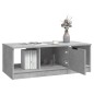 vidaXL Mesa de centro madera de ingeniería gris hormigón 102x50x36 cm vidaXL Mesa de centro madera de ingeniería gris hormigón 102x50x36 cm