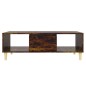 vidaXL Mesa de centro madera de ingeniería roble ahumado 103,5x60x35cm vidaXL Mesa de centro madera de ingeniería roble ahumado 103,5x60x35cm