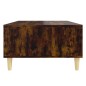vidaXL Mesa de centro madera de ingeniería roble ahumado 103,5x60x35cm vidaXL Mesa de centro madera de ingeniería roble ahumado 103,5x60x35cm