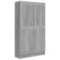 vidaXL Estantería madera contrachapada gris Sonoma 82,5x30,5x150 cm
