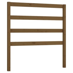 vidaXL Cabecero de cama madera maciza de pino marrón miel 106x4x100 cm