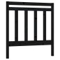 vidaXL Cabecero de cama madera maciza de pino negro 106x4x100 cm vidaXL Cabecero de cama madera maciza de pino negro 106x4x100 cm