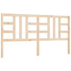 vidaXL Cabecero de cama madera maciza de pino 186x4x100 cm