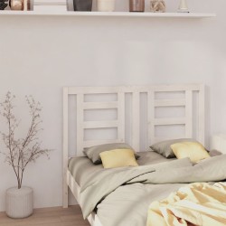 vidaXL Cabecero de cama madera maciza de pino blanco 141x4x100 cm