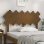 vidaXL Cabecero de cama madera maciza de pino marrón miel 132x3x81cm vidaXL Cabecero de cama madera maciza de pino marrón miel 132x3x81cm