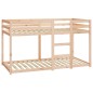 vidaXL Litera de madera maciza de pino 90x190 cm