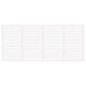 vidaXL Cabecero cama de pared madera maciza pino blanco 186x3x91,5 cm vidaXL Cabecero cama de pared madera maciza pino blanco 186x3x91,5 cm