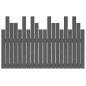 vidaXL Cabecero de cama de pared madera maciza pino gris 127,5x3x80 cm vidaXL Cabecero de cama de pared madera maciza pino gris 127,5x3x80 cm