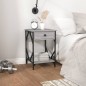 vidaXL Mesita de noche madera contrachapada gris Sonoma 40x42x60 cm vidaXL Mesita de noche madera contrachapada gris Sonoma 40x42x60 cm