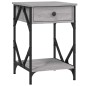 vidaXL Mesita de noche madera contrachapada gris Sonoma 40x42x60 cm vidaXL Mesita de noche madera contrachapada gris Sonoma 40x42x60 cm
