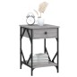 vidaXL Mesita de noche madera contrachapada gris Sonoma 40x42x60 cm vidaXL Mesita de noche madera contrachapada gris Sonoma 40x42x60 cm
