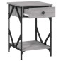 vidaXL Mesita de noche madera contrachapada gris Sonoma 40x42x60 cm vidaXL Mesita de noche madera contrachapada gris Sonoma 40x42x60 cm