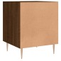vidaXL Mesita de noche madera de ingeniería marrón roble 40x40x50 cm vidaXL Mesita de noche madera de ingeniería marrón roble 40x40x50 cm