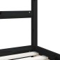 vidaXL Estructura cama infantil y cajones madera pino negro 80x160 cm vidaXL Estructura cama infantil y cajones madera pino negro 80x160 cm