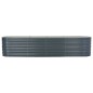 vidaXL Arriate de acero galvanizado gris 400x80x81 cm vidaXL Arriate de acero galvanizado gris 400x80x81 cm