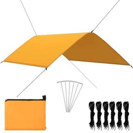 vidaXL Toldo de jardín amarillo 3x2 m